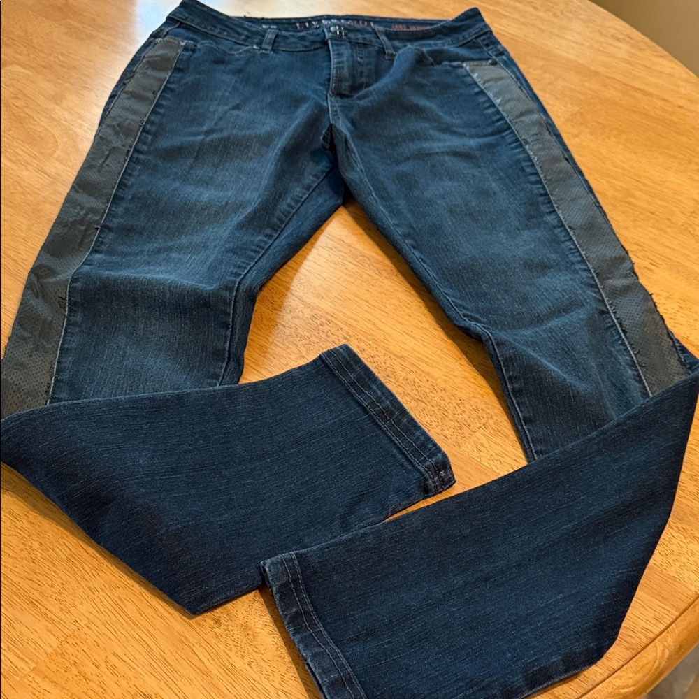 Liverpool Jeans Company Men's Dark Blue Straight Jeans